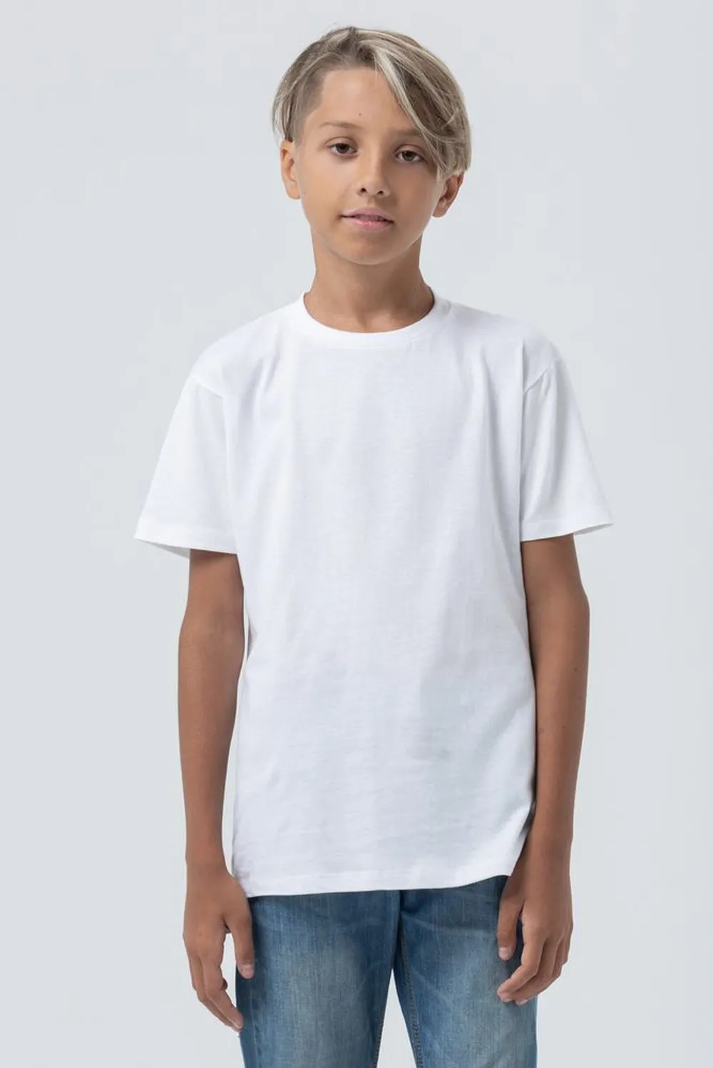 Футболка детская Regent Fit Kids, белая, на рост 142-152 см (12 лет) заказать онлайн с вашим дизайном на заказ в Москве и области