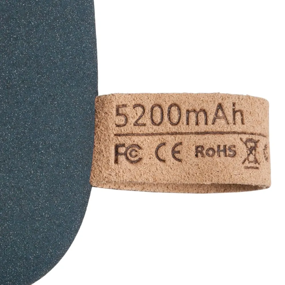 Внешний аккумулятор Pebble 5200, серо-синий заказать онлайн с вашим дизайном на заказ в Москве и области