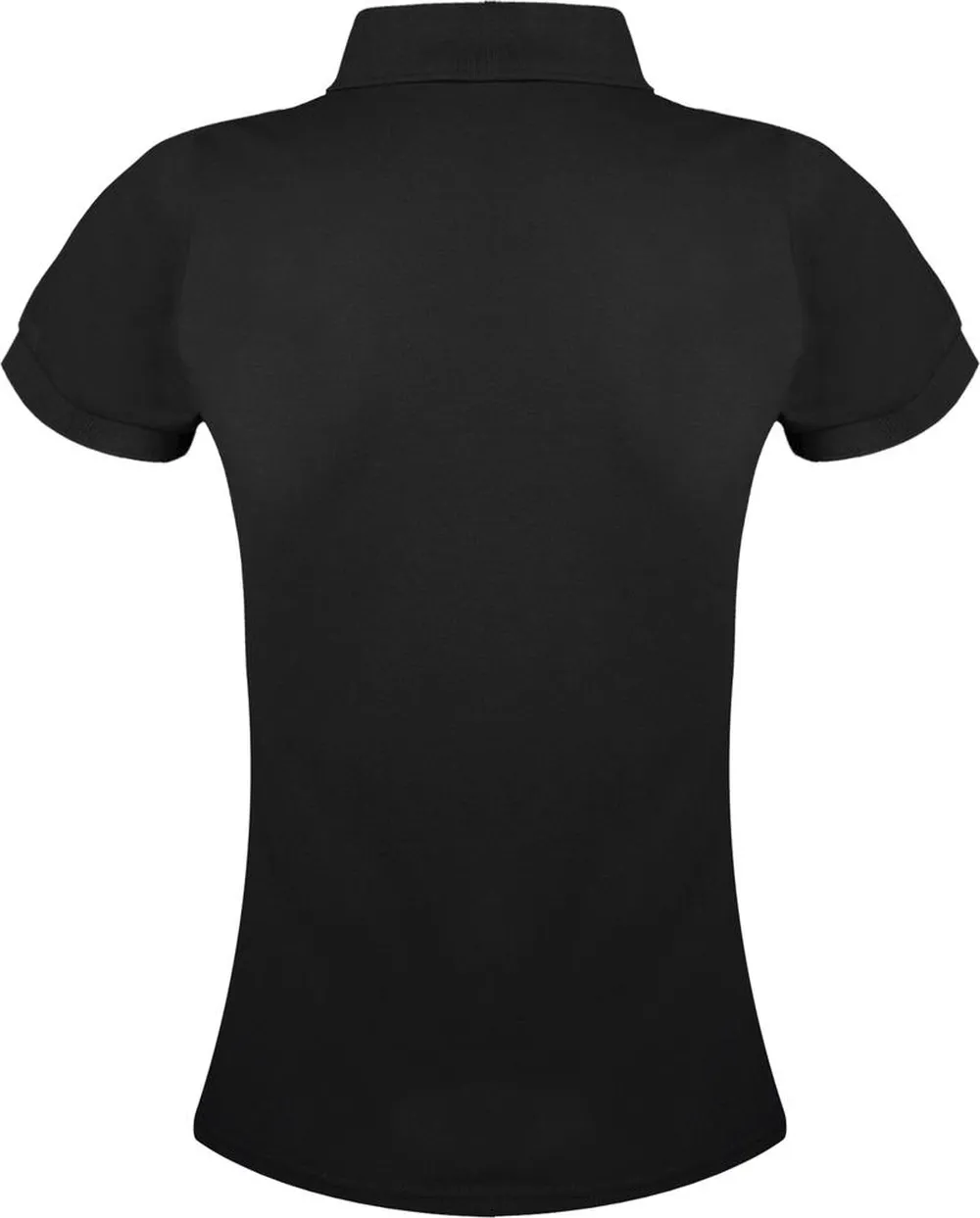 Рубашка поло женская Prime Women 200 черная, размер M заказать онлайн с вашим дизайном на заказ в Москве и области