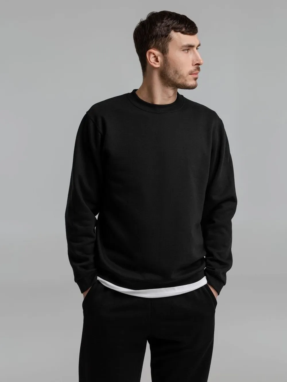 Толстовка Spider 260 черная, размер 3XL заказать онлайн с вашим дизайном на заказ в Москве и области