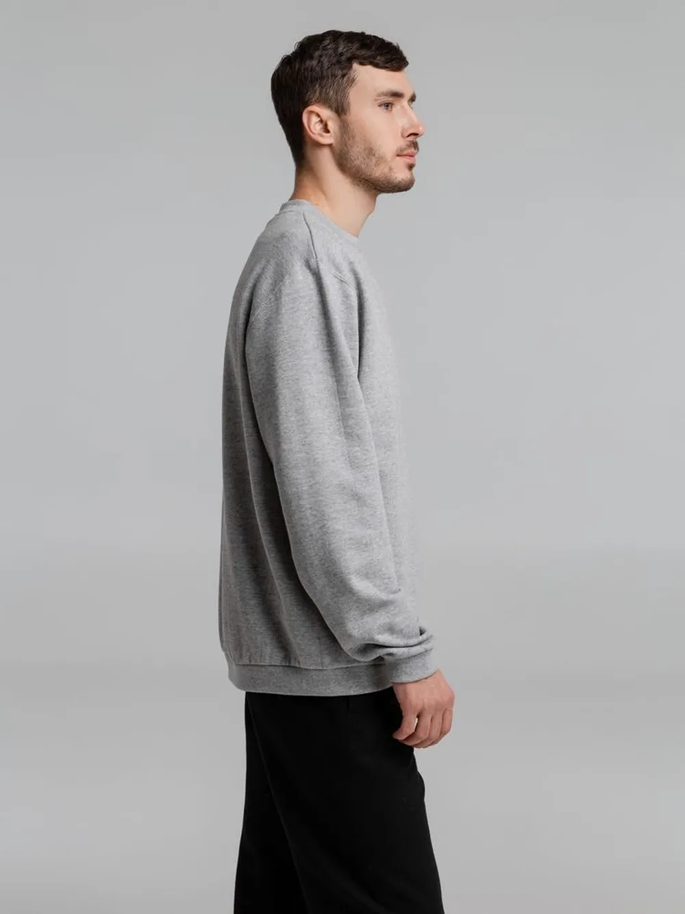 Толстовка Spider 260 серый меланж, размер S заказать онлайн с вашим дизайном на заказ в Москве и области