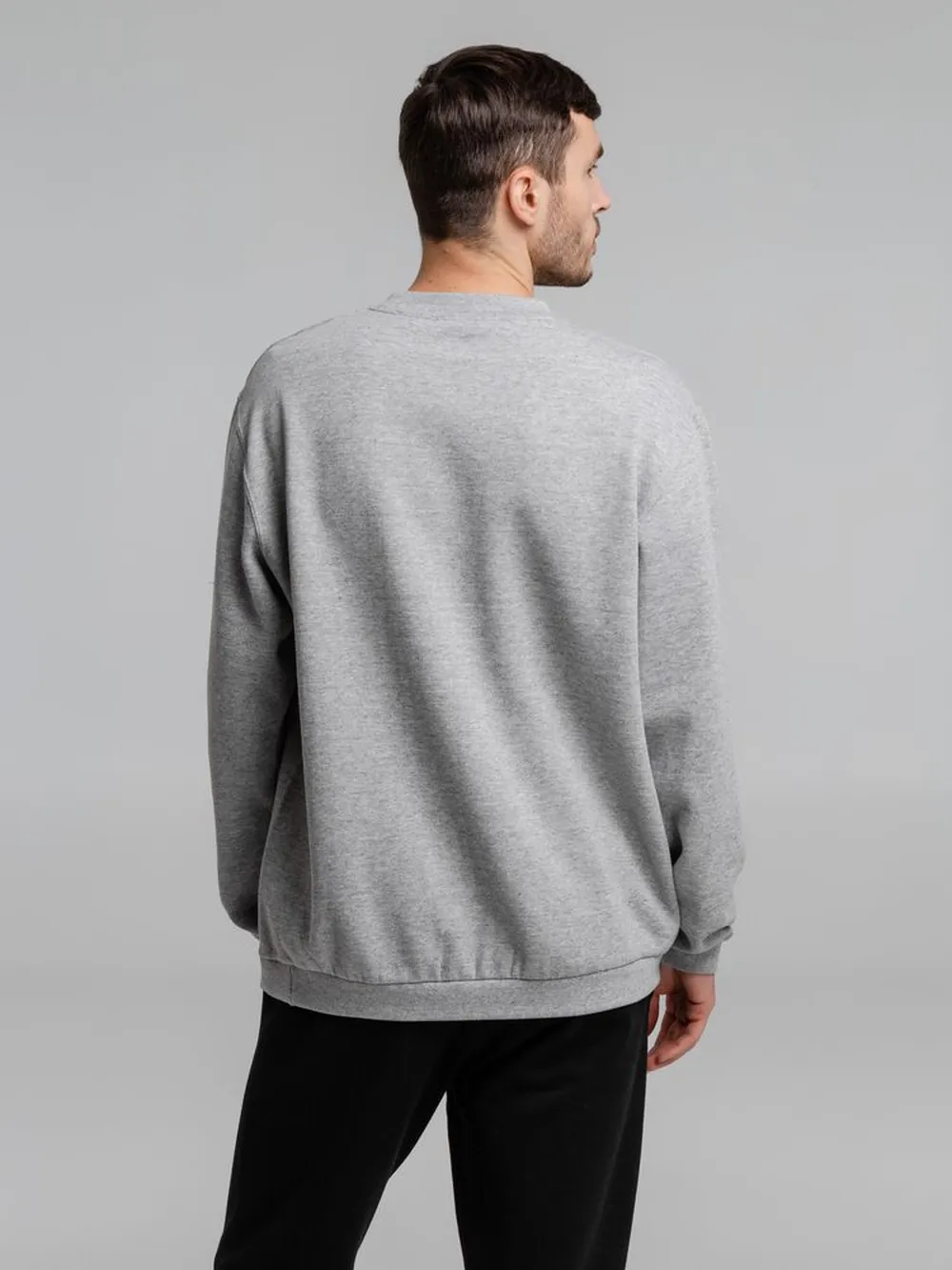 Толстовка Spider 260 серый меланж, размер S заказать онлайн с вашим дизайном на заказ в Москве и области