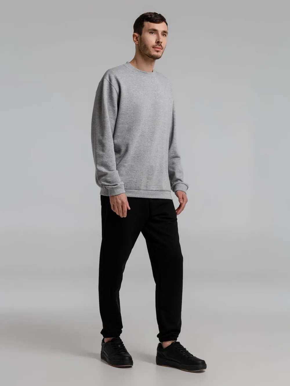 Толстовка Spider 260 серый меланж, размер S заказать онлайн с вашим дизайном на заказ в Москве и области