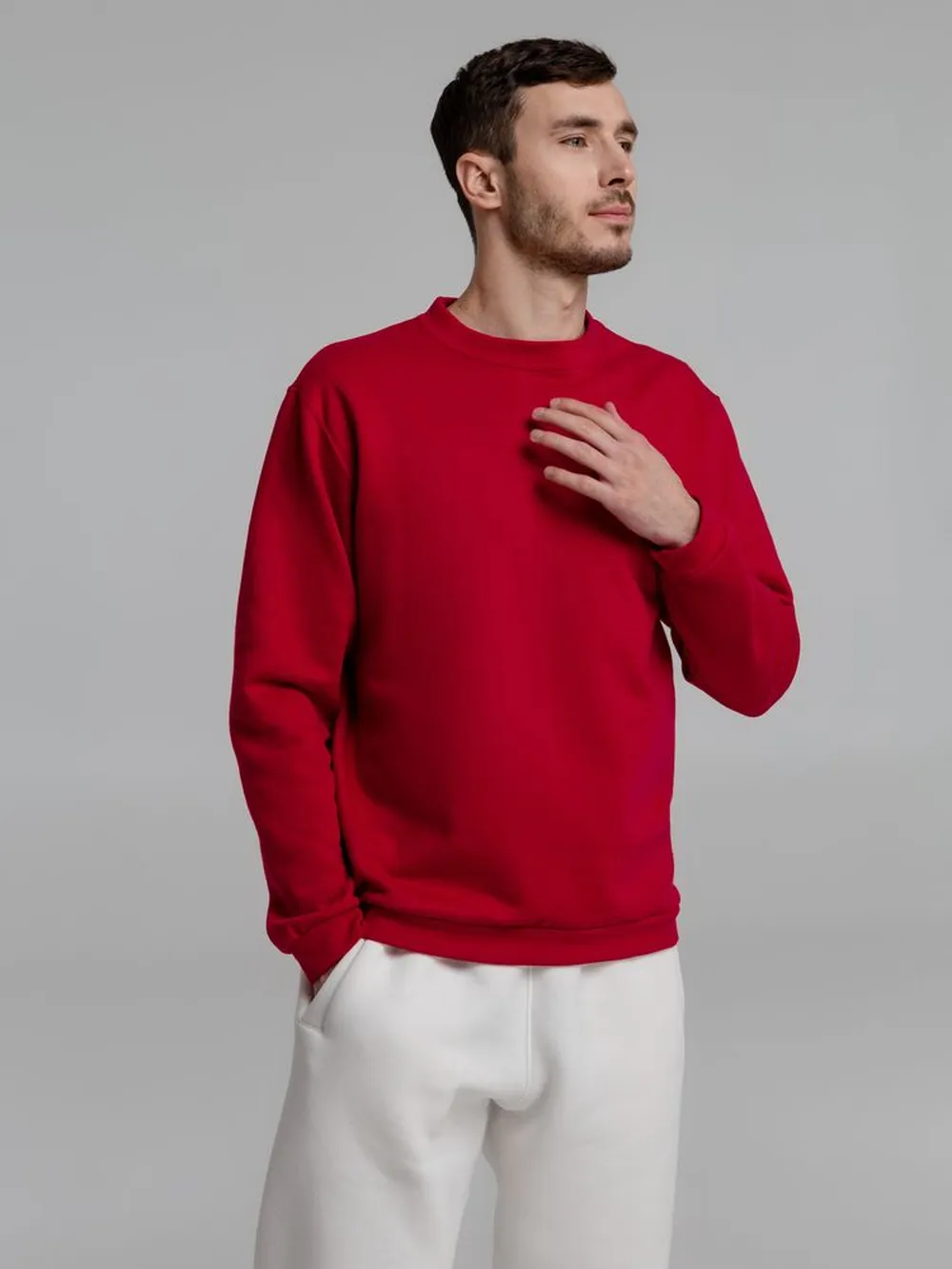 Толстовка Spider 260 красная, размер S заказать онлайн с вашим дизайном на заказ в Москве и области