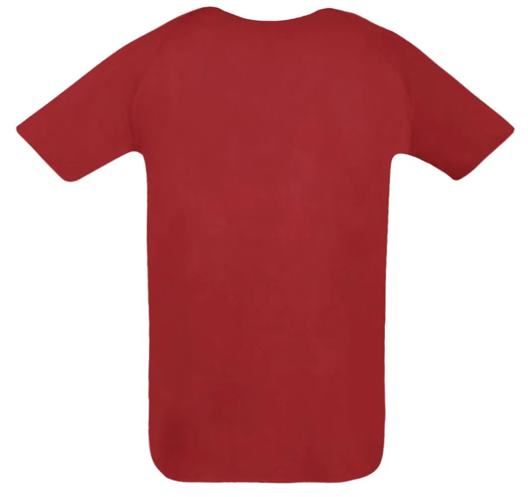 Футболка унисекс Sporty 140 красная, размер L заказать онлайн с вашим дизайном на заказ в Москве и области