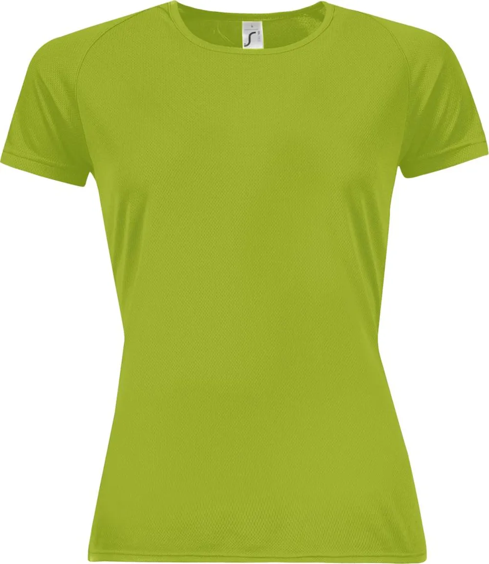 Футболка женская Sporty Women 140 зеленое яблоко, размер S заказать онлайн с вашим дизайном на заказ в Москве и области