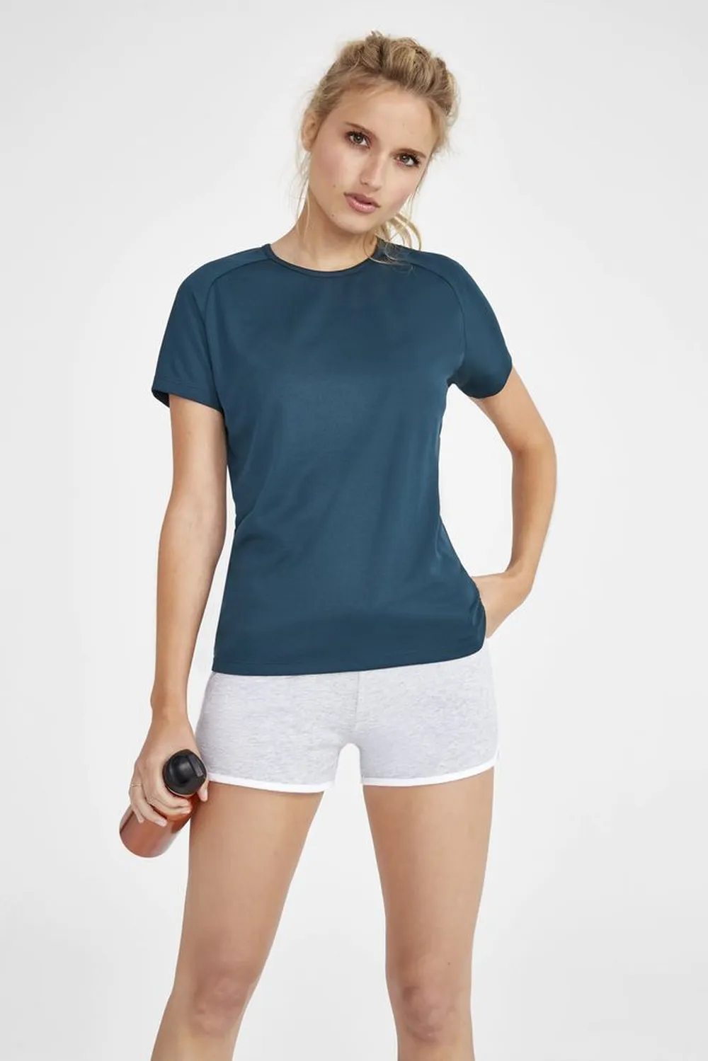 Футболка женская Sporty Women 140 бирюзовая, размер M заказать онлайн с вашим дизайном на заказ в Москве и области