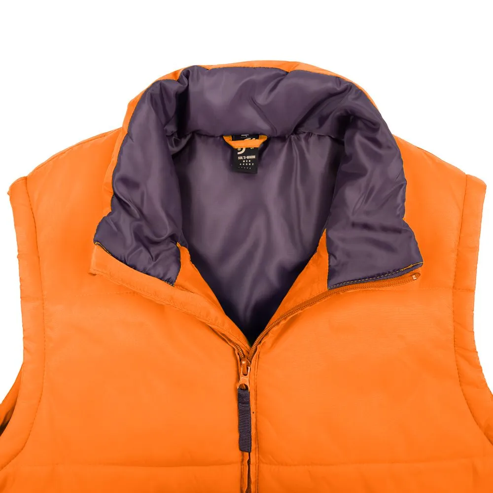 Жилет Warm оранжевый заказать онлайн с вашим дизайном на заказ в Москве и области