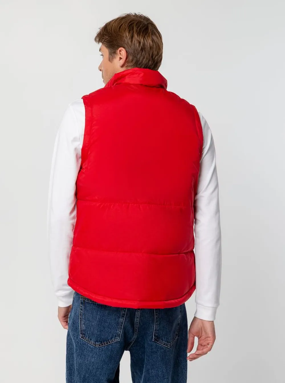 Жилет Warm красный, размер XXL заказать онлайн с вашим дизайном на заказ в Москве и области