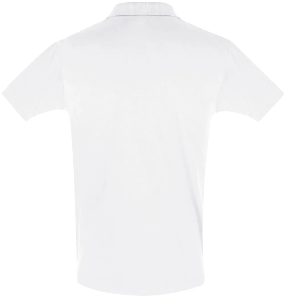 Рубашка поло мужская Perfect Men 180 белая, размер 3XL заказать онлайн с вашим дизайном на заказ в Москве и области