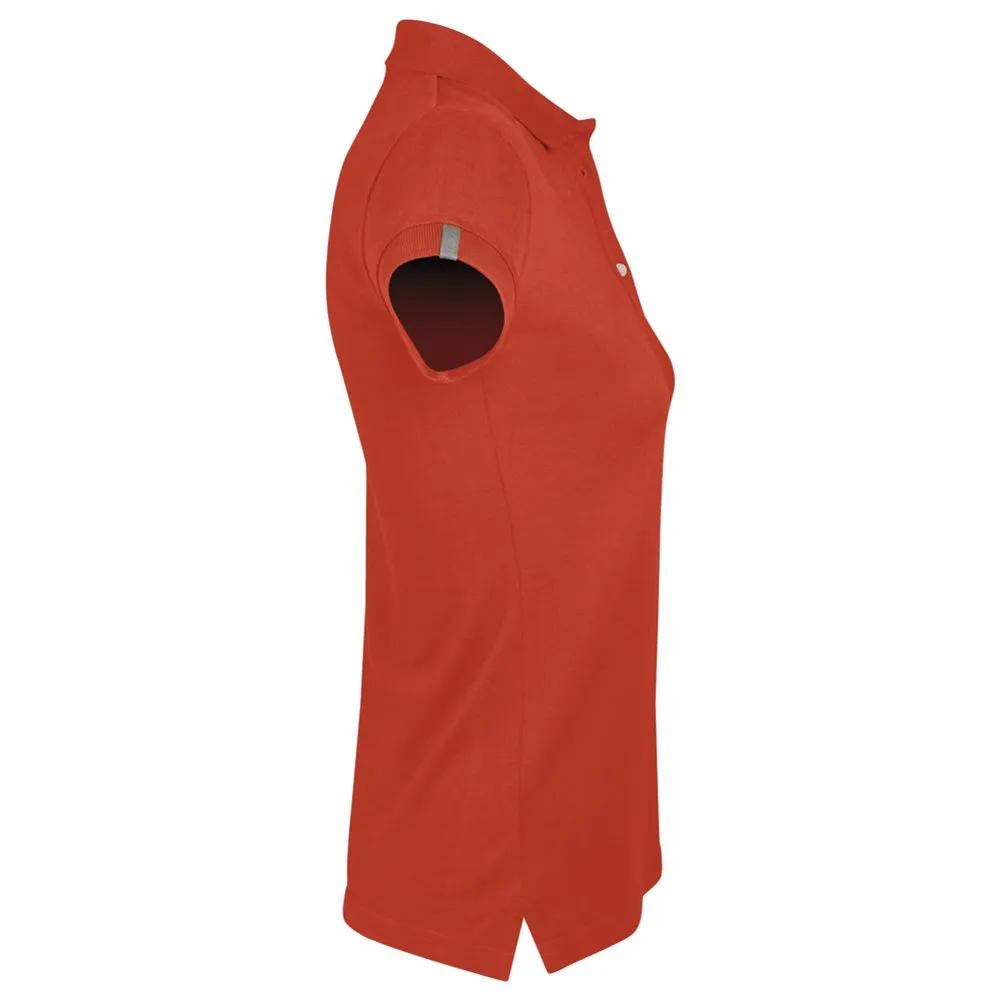 Рубашка поло женская Portland Women 200 оранжевая, размер XXL заказать онлайн с вашим дизайном на заказ в Москве и области