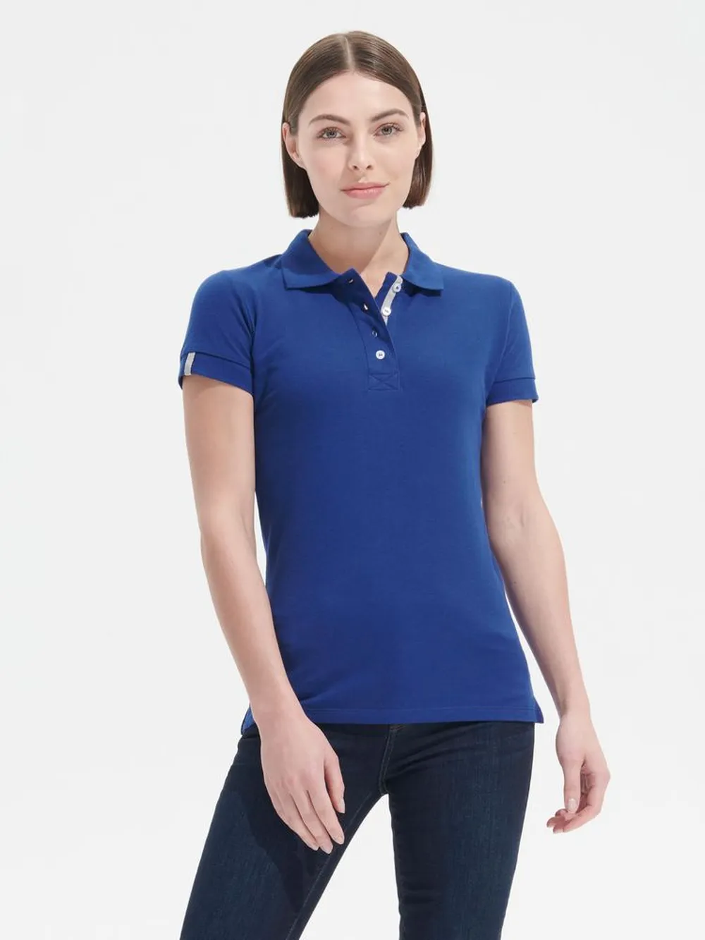 Рубашка поло женская Portland Women 200 оранжевая, размер XXL заказать онлайн с вашим дизайном на заказ в Москве и области