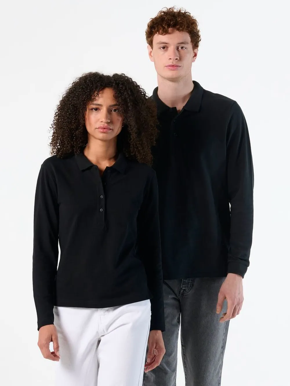 Рубашка поло мужская с длинным рукавом Winter II 210 темно-зеленая, размер M заказать онлайн с вашим дизайном на заказ в Москве и области