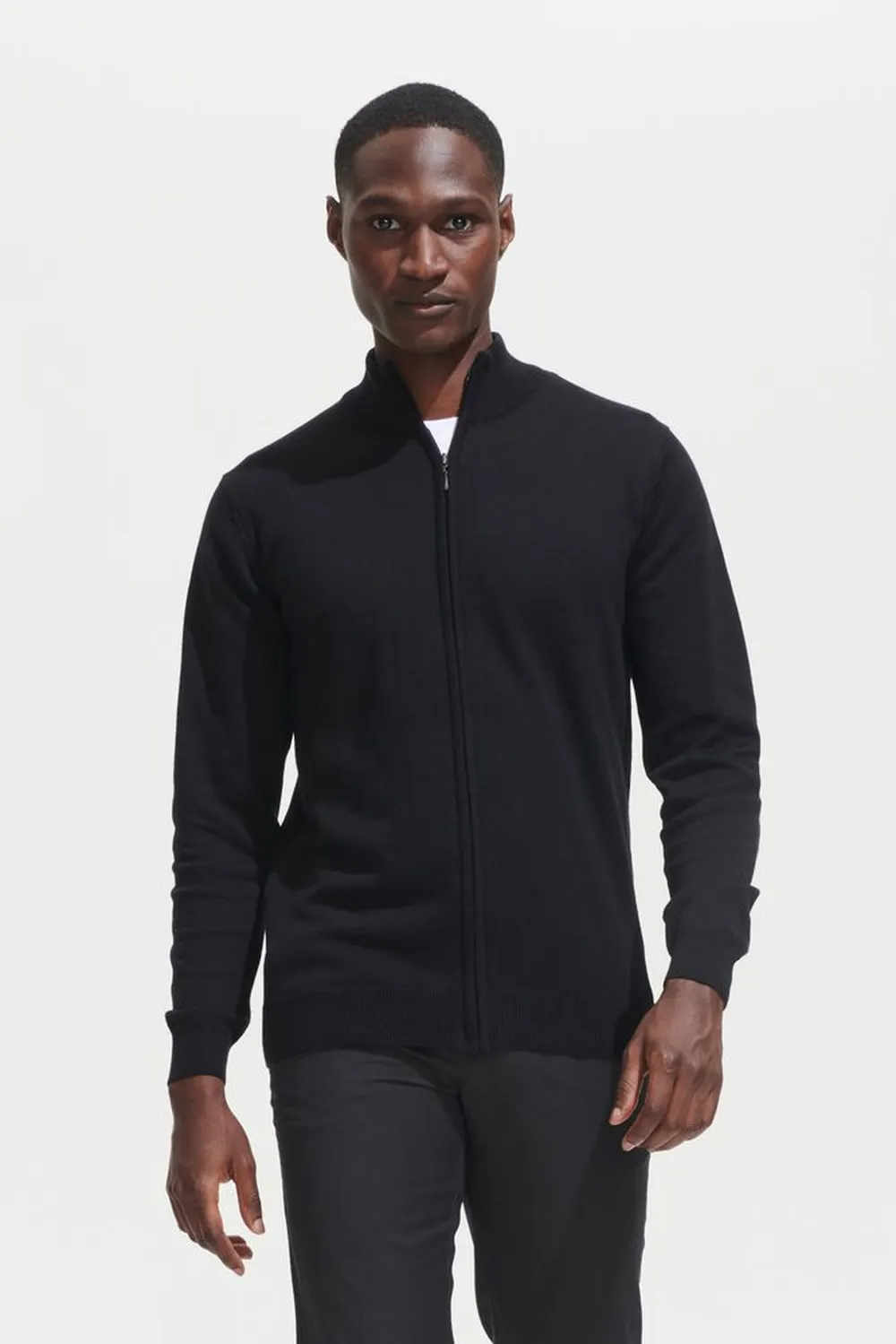 Свитер мужской Gordon Men черный, размер XXL заказать онлайн с вашим дизайном на заказ в Москве и области