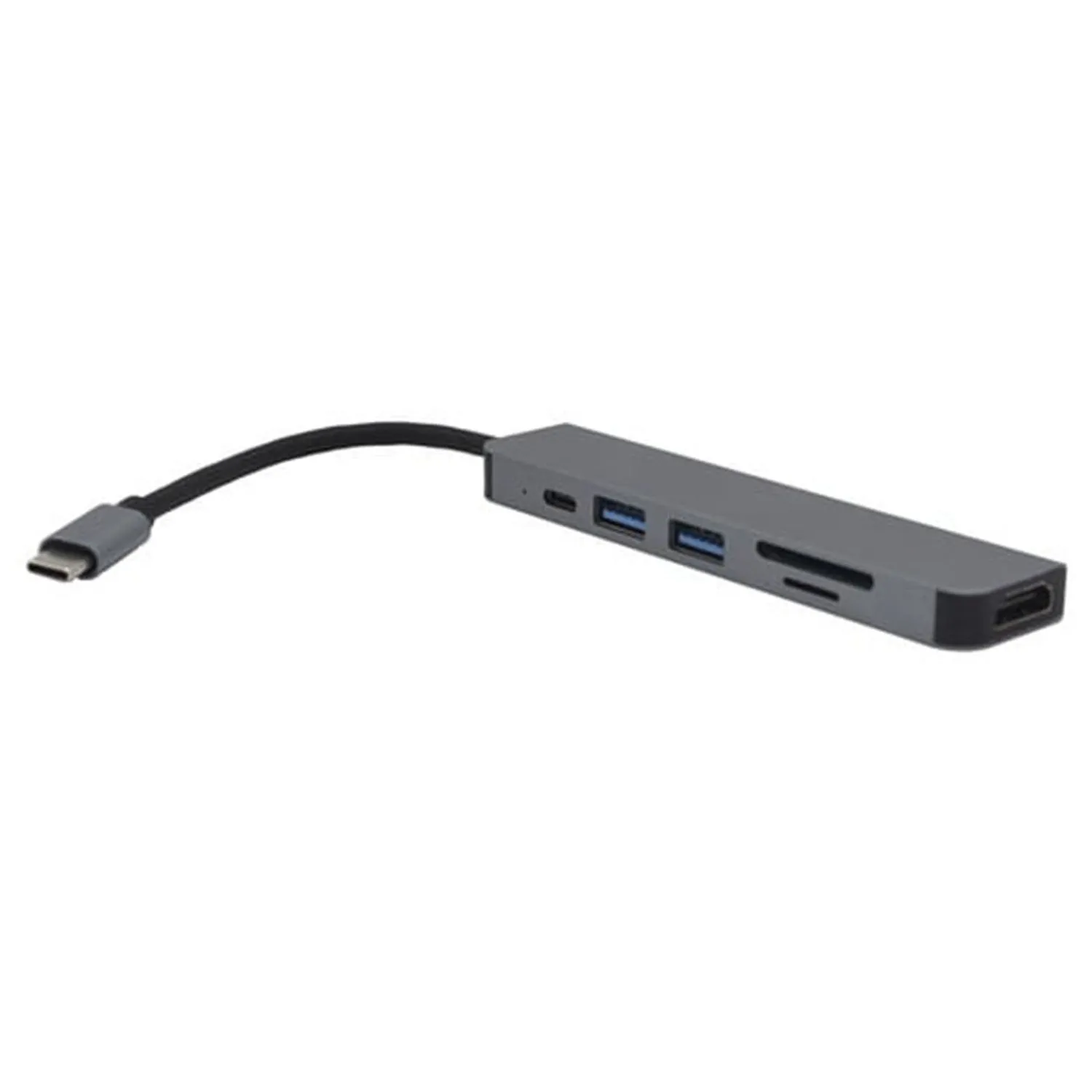 Хаб 6-в-1 с HDMI и USB заказать онлайн с вашим дизайном на заказ в Москве и области