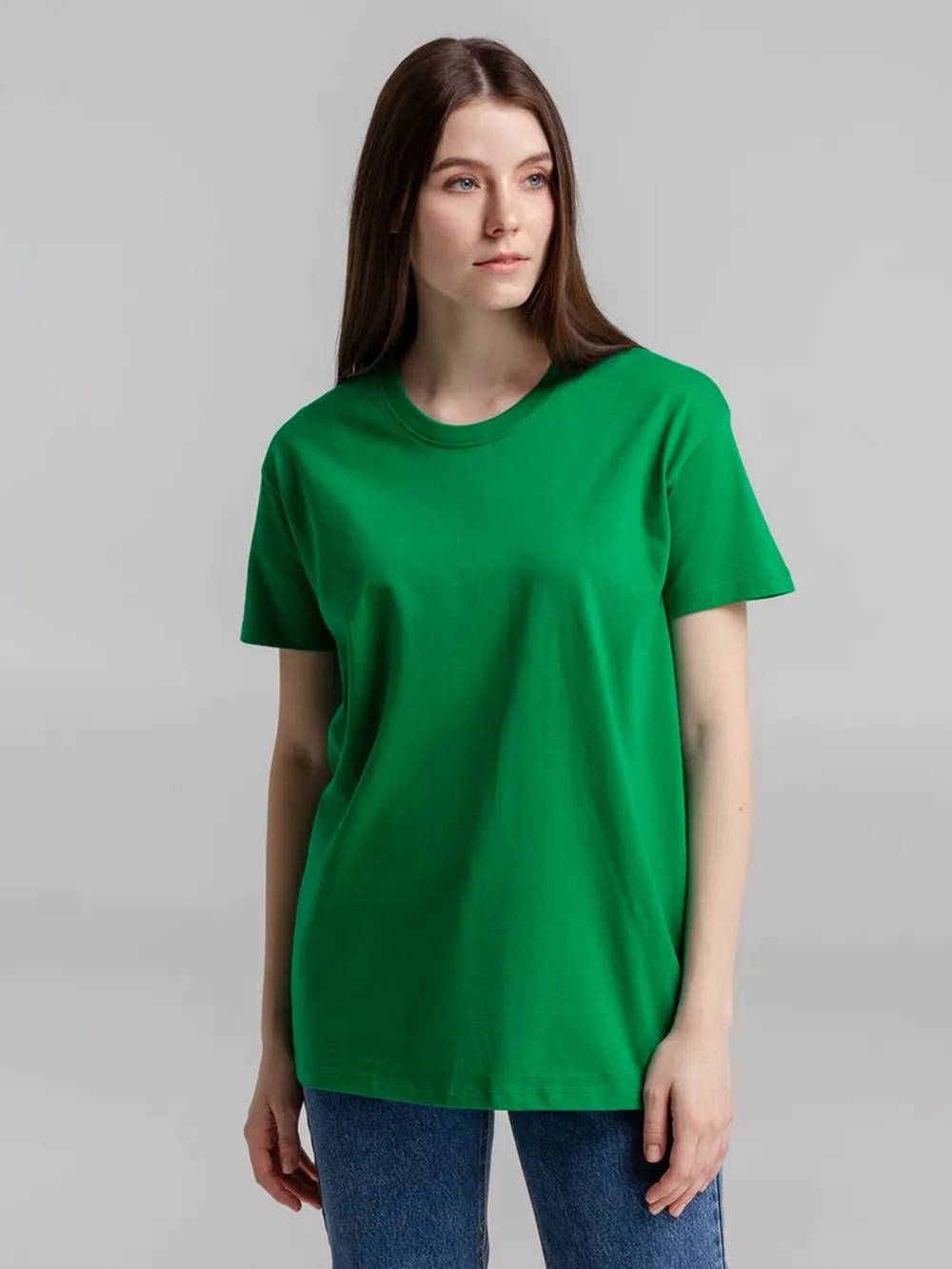 Футболка Imperial 190 ярко-зеленая, размер L заказать онлайн с вашим дизайном на заказ в Москве и области