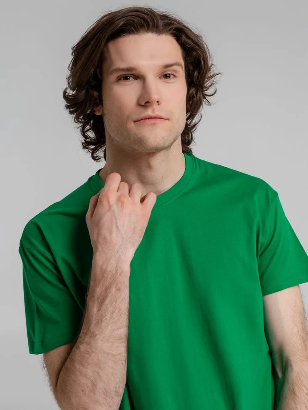 Футболка Imperial 190 ярко-зеленая, размер L заказать онлайн с вашим дизайном на заказ в Москве и области