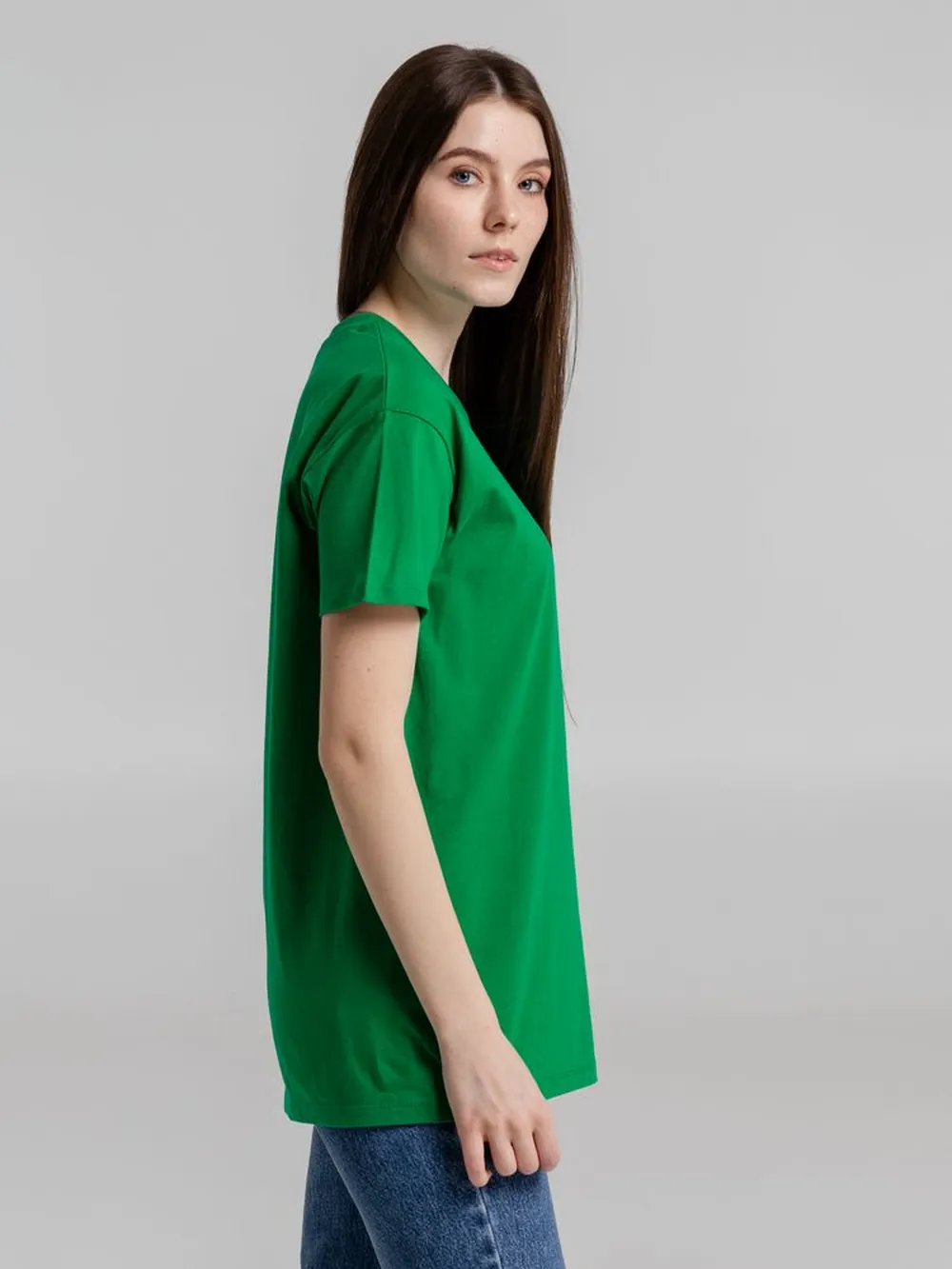 Футболка Imperial 190 ярко-зеленая, размер L заказать онлайн с вашим дизайном на заказ в Москве и области