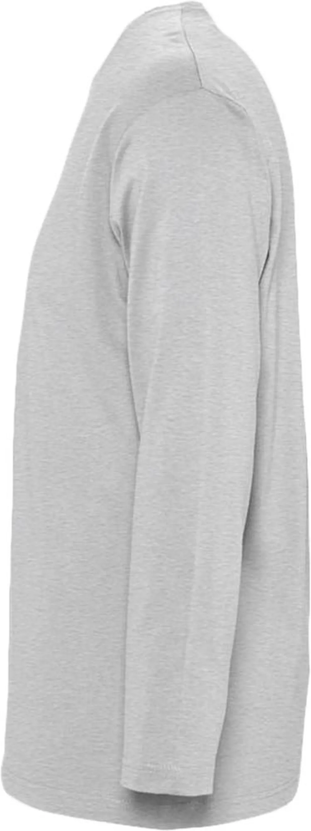 Футболка мужская с длинным рукавом Monarch 150 серый меланж, размер XL заказать онлайн с вашим дизайном на заказ в Москве и области