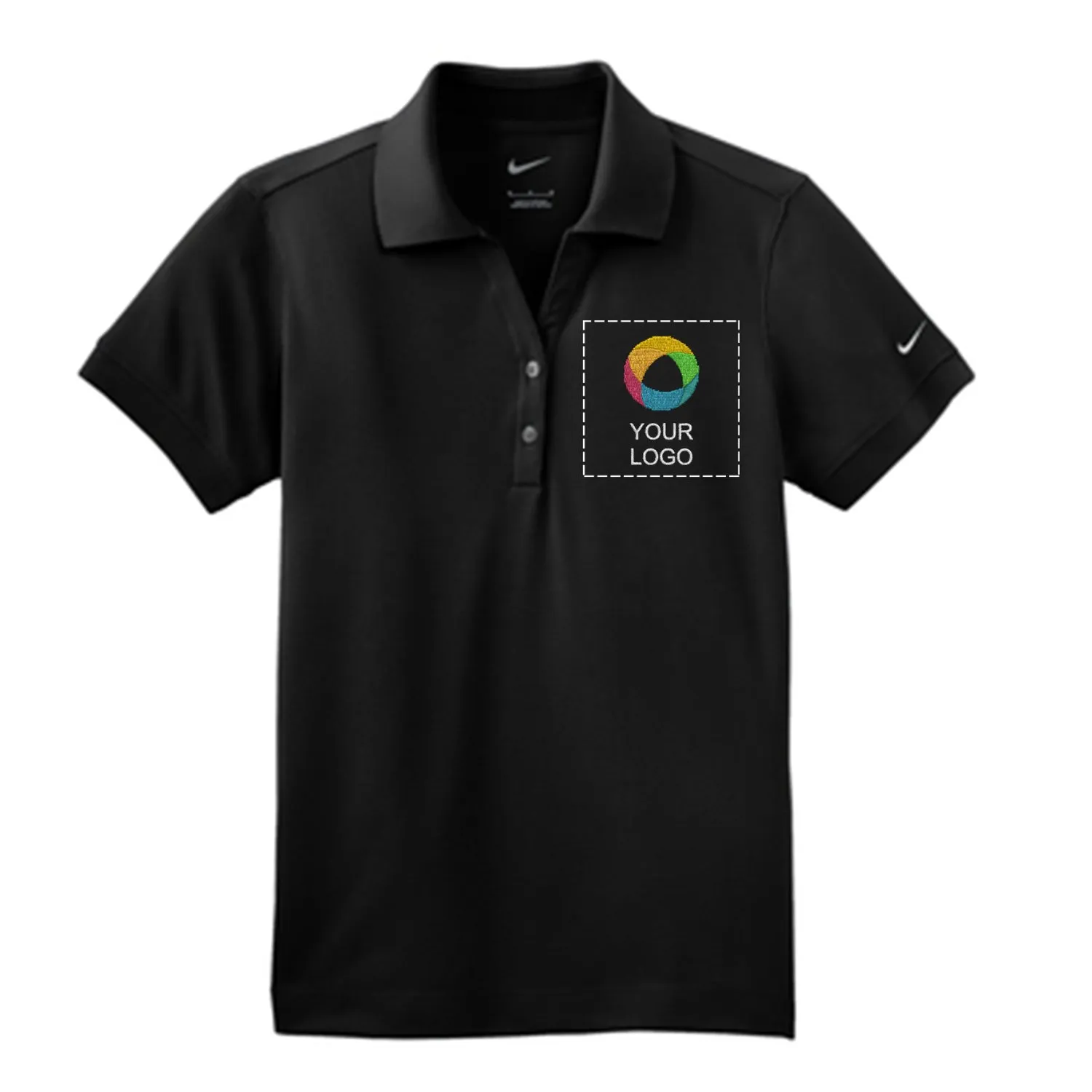 Женская классическая поло Dri-FIT заказать онлайн с вашим дизайном на заказ в Москве и области