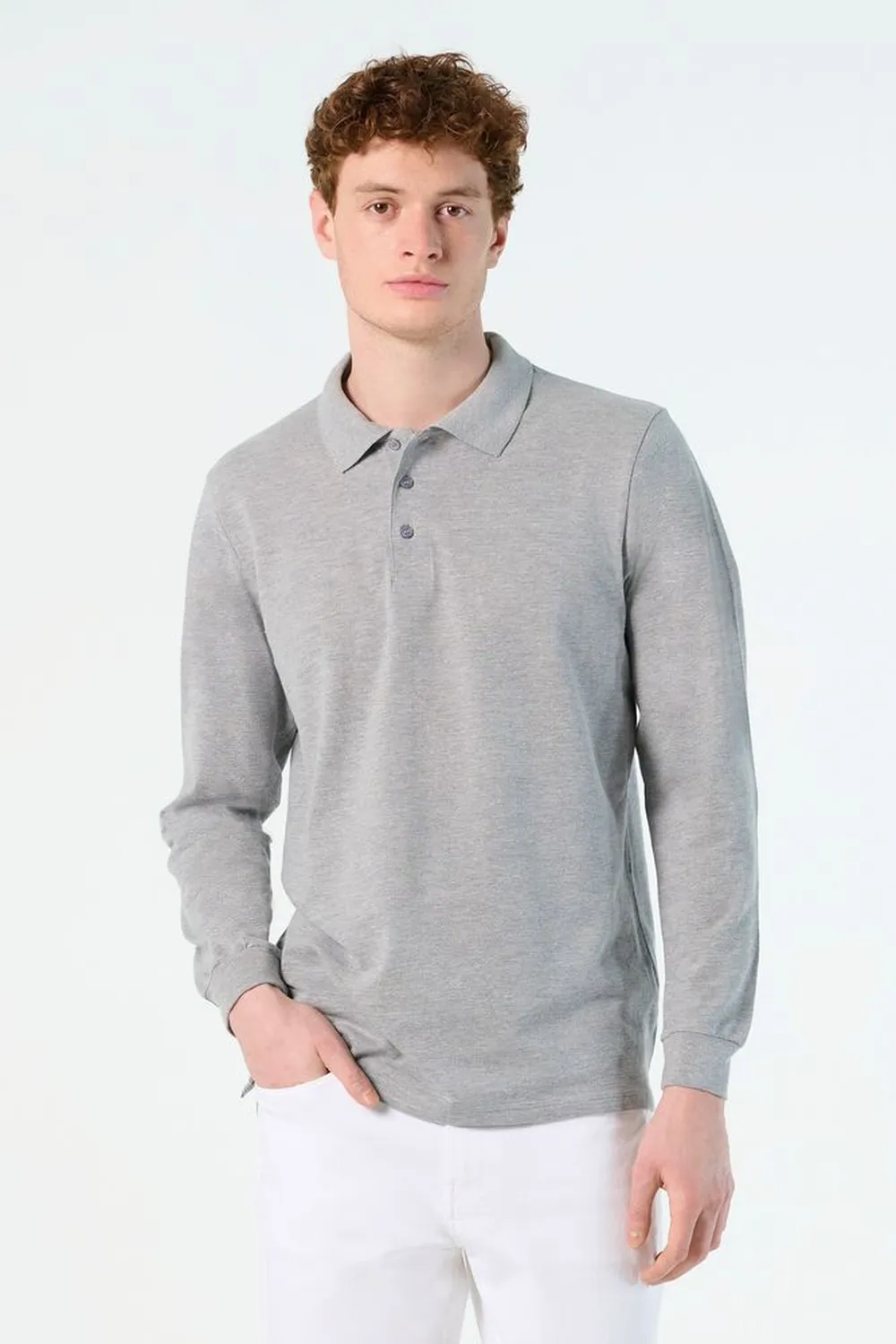 Рубашка поло мужская с длинным рукавом Star 170 красная, размер S заказать онлайн с вашим дизайном на заказ в Москве и области