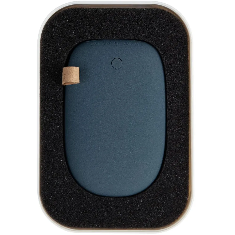 Внешний аккумулятор Pebble 7800 мАч, серо-синий заказать онлайн с вашим дизайном на заказ в Москве и области