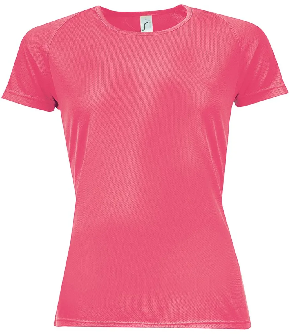 Футболка женская Sporty Women 140, розовый коралл, размер M заказать онлайн с вашим дизайном на заказ в Москве и области