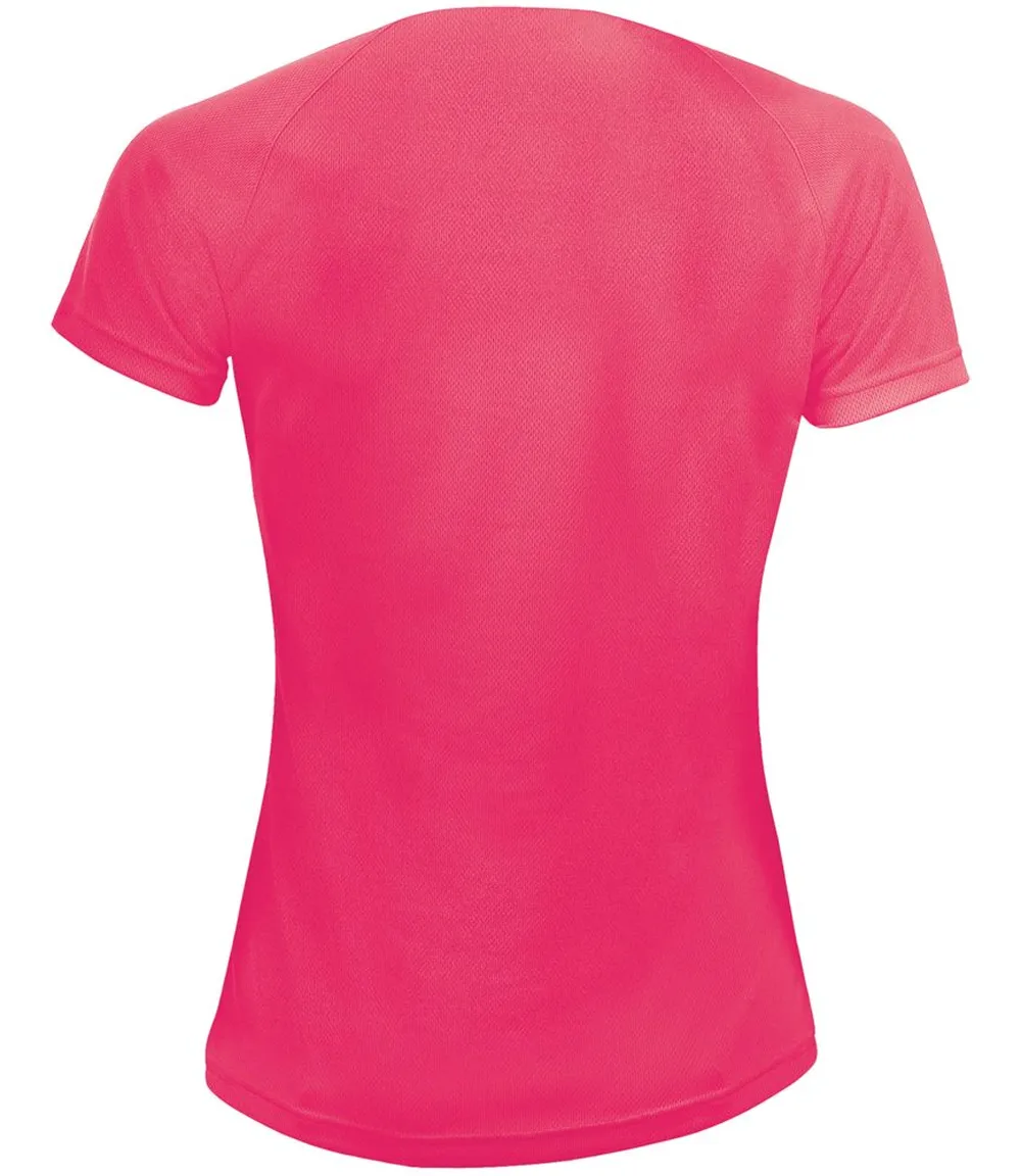 Футболка женская Sporty Women 140, розовый коралл, размер M заказать онлайн с вашим дизайном на заказ в Москве и области