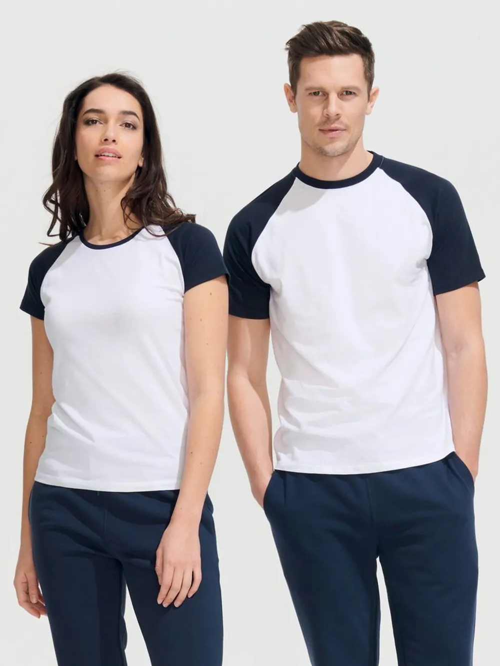 Футболка мужская двухцветная Funky 150, черная с серым меланжем, размер L заказать онлайн с вашим дизайном на заказ в Москве и области