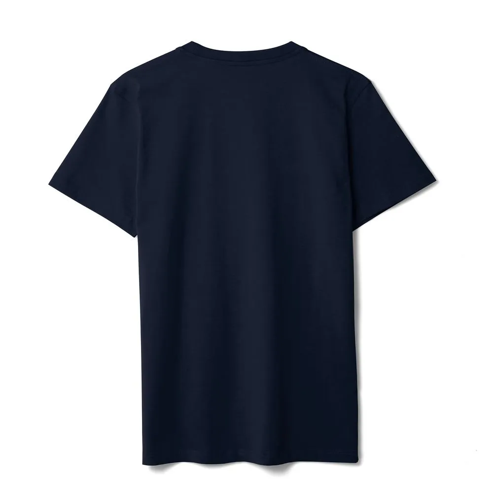 Футболка мужская T-bolka Stretch, темно-синяя (navy), размер 3XL заказать онлайн с вашим дизайном на заказ в Москве и области
