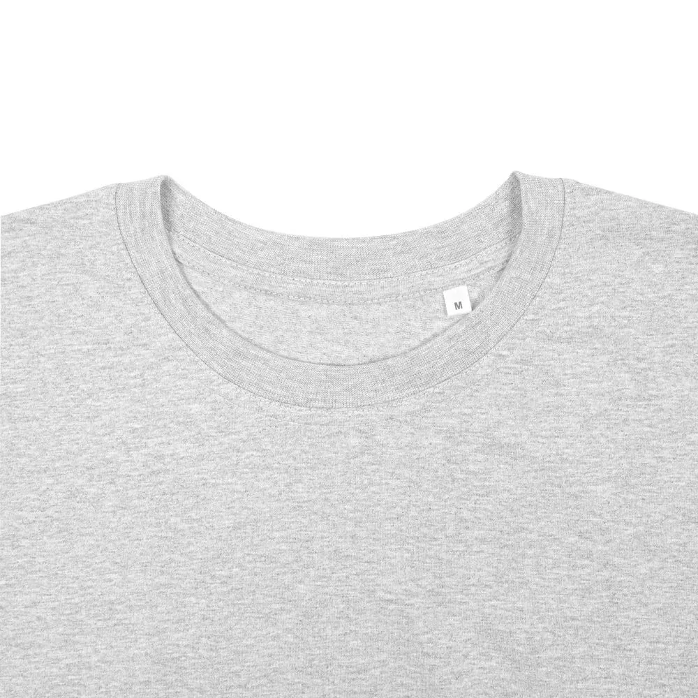 Футболка мужская T-bolka Stretch, серый меланж заказать онлайн с вашим дизайном на заказ в Москве и области