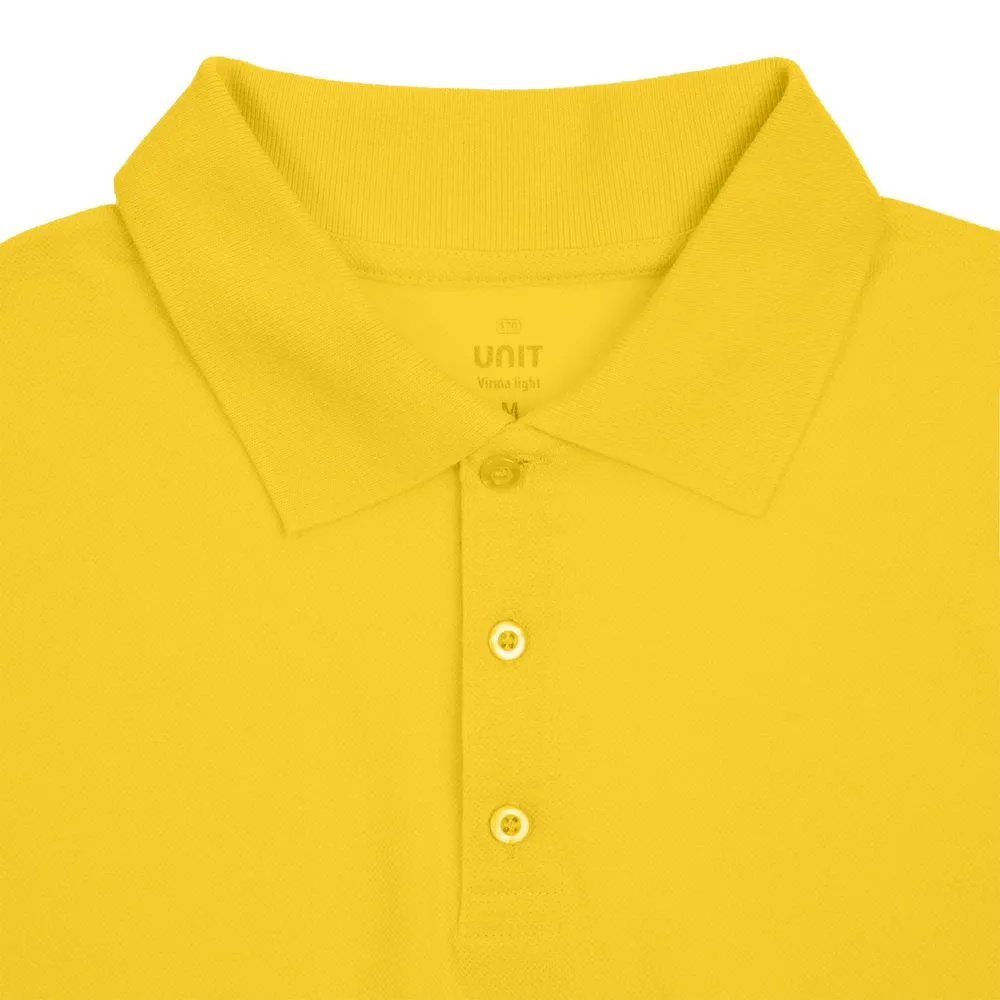 Рубашка поло мужская Virma light, желтая, размер 3XL заказать онлайн с вашим дизайном на заказ в Москве и области