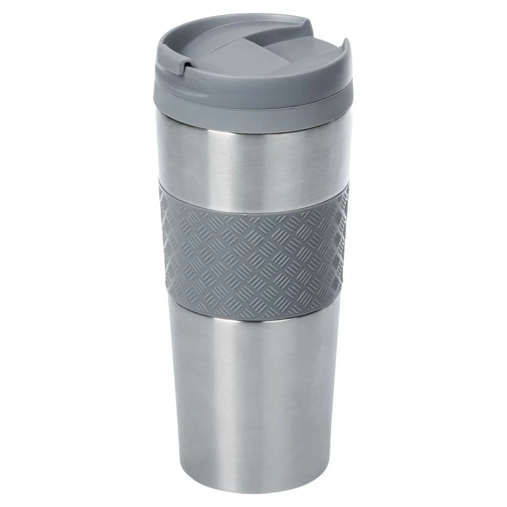 Термостакан Hard Work, вакуумный, серебристый заказать онлайн с вашим дизайном на заказ в Москве и области