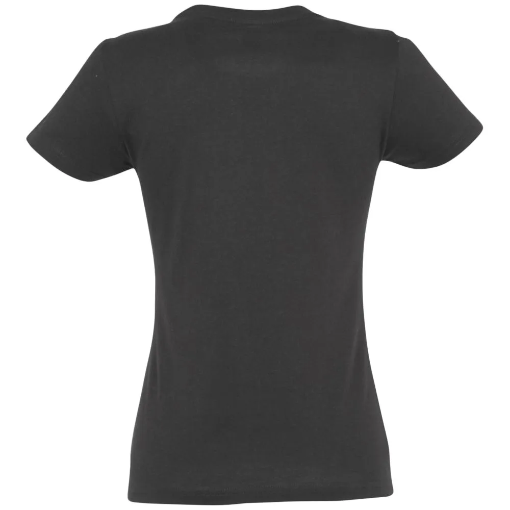 Футболка женская Imperial Women темно-серая, размер XXL заказать онлайн с вашим дизайном на заказ в Москве и области