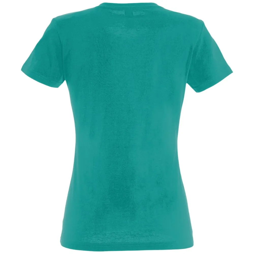Футболка женская Imperial Women изумрудно-зеленая, размер L заказать онлайн с вашим дизайном на заказ в Москве и области
