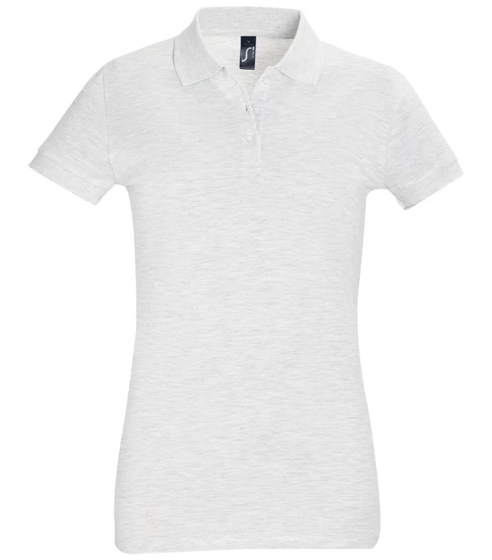 Рубашка поло женская Perfect Women серый меланж заказать онлайн с вашим дизайном на заказ в Москве и области