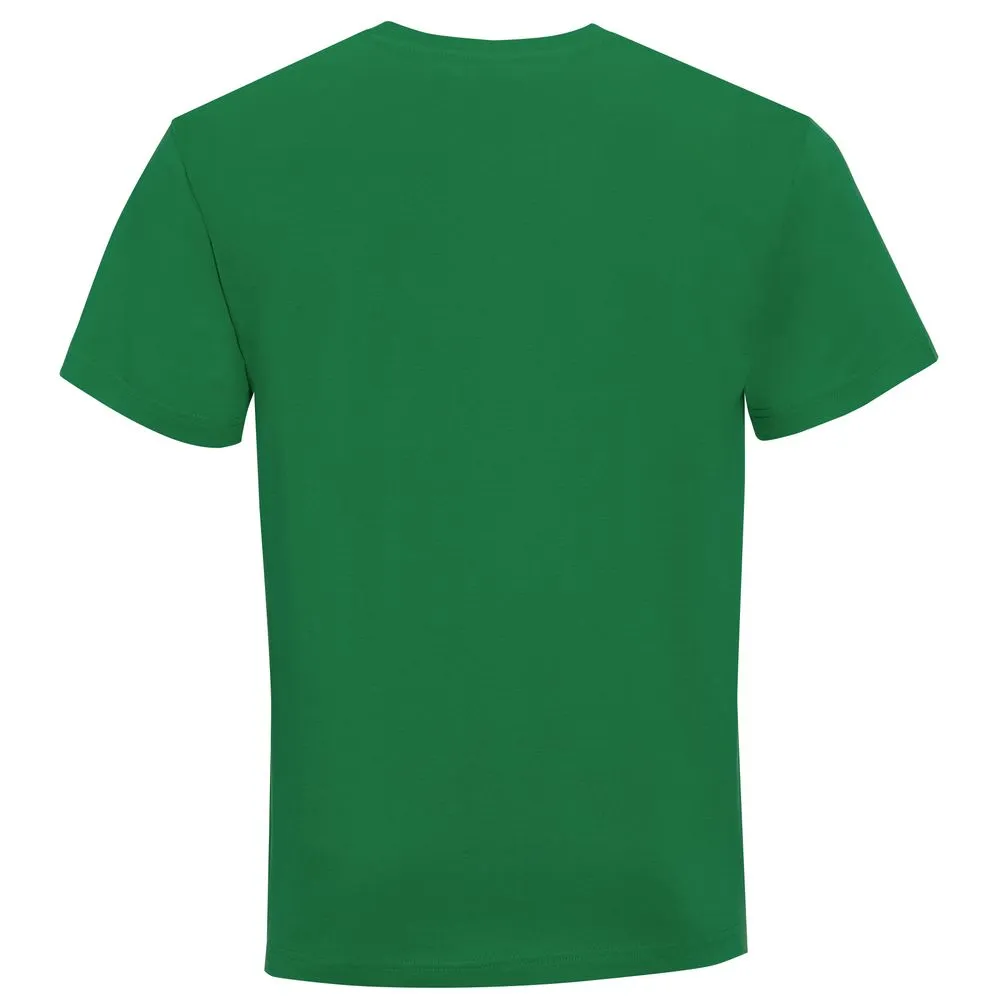 Футболка мужская с V-обр. вырезом Victory 150 ярко-зеленая, размер M заказать онлайн с вашим дизайном на заказ в Москве и области