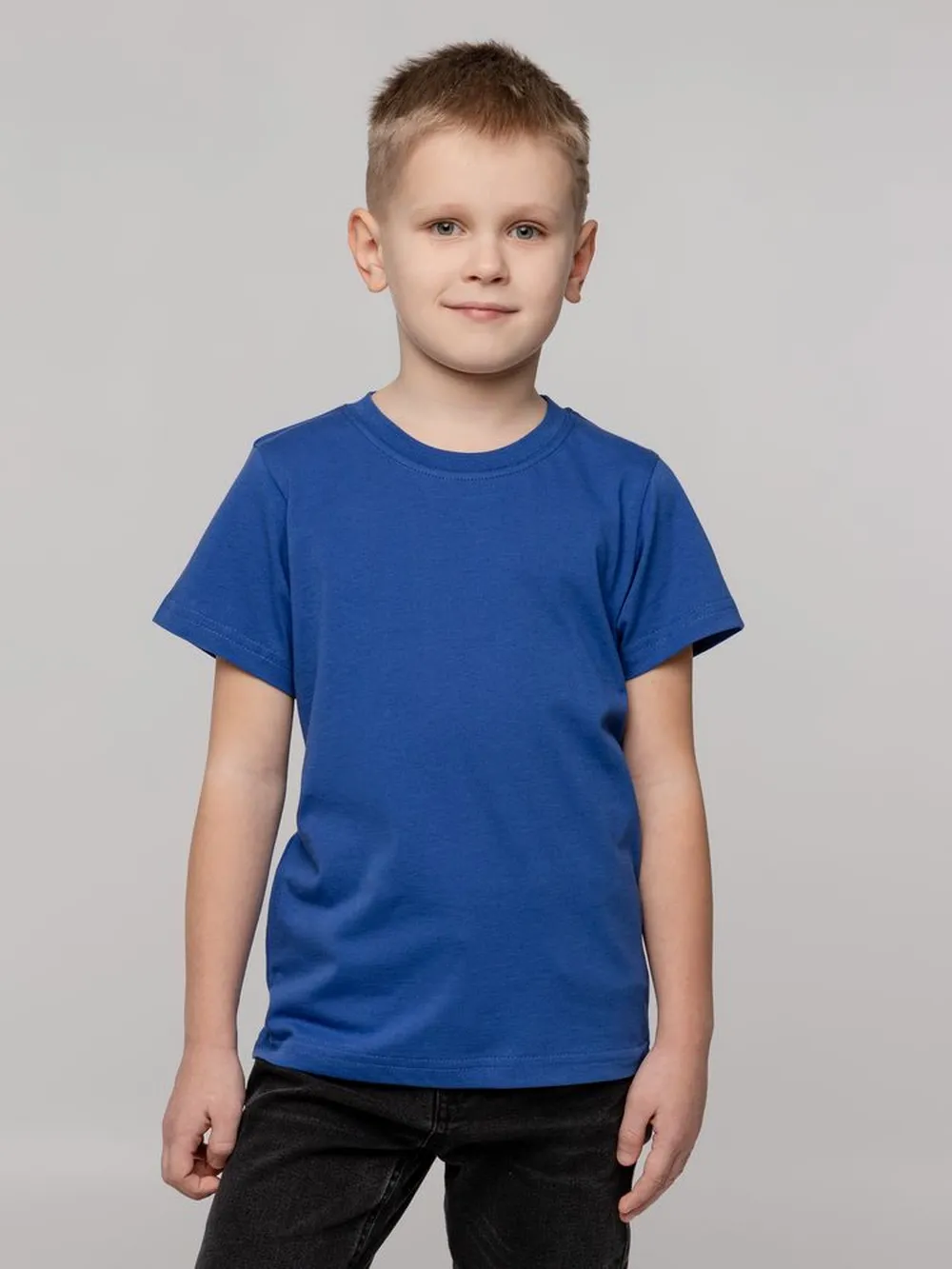 Футболка детская T-Bolka Kids, ярко-синяя, 14 лет заказать онлайн с вашим дизайном на заказ в Москве и области