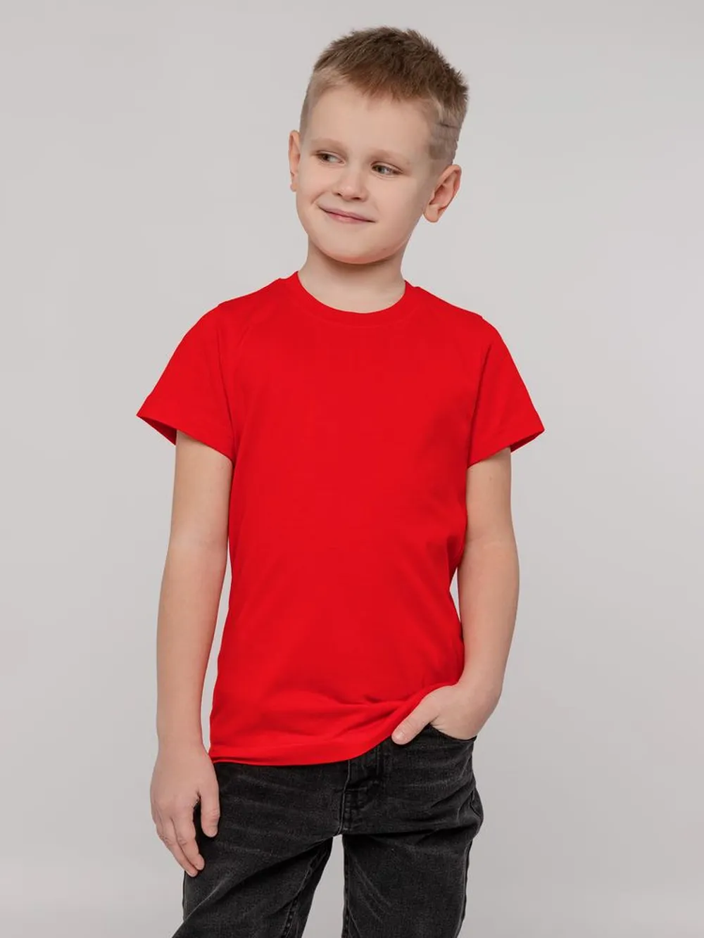 Футболка детская T-Bolka Kids, красная, 10 лет заказать онлайн с вашим дизайном на заказ в Москве и области