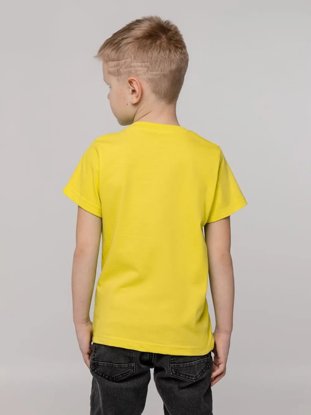 Футболка детская T-Bolka Kids, желтая, 10 лет заказать онлайн с вашим дизайном на заказ в Москве и области