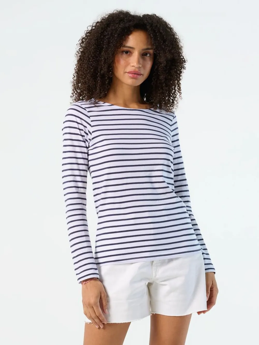 Футболка женская Marine Women, белый/красный, размер XL заказать онлайн с вашим дизайном на заказ в Москве и области