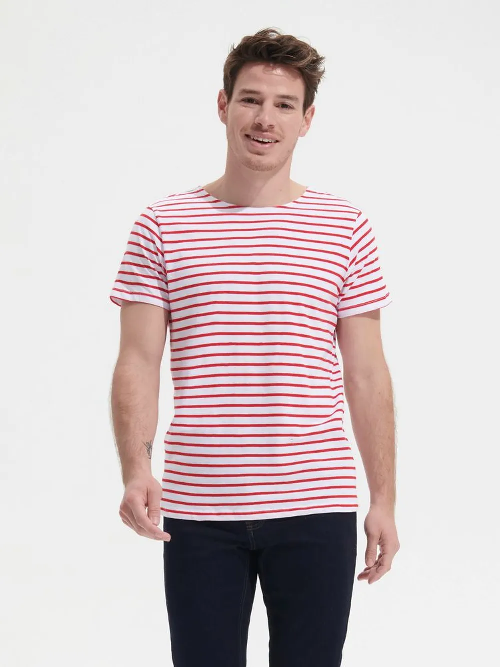 Футболка Miles Men серый с желтым, размер XXL заказать онлайн с вашим дизайном на заказ в Москве и области