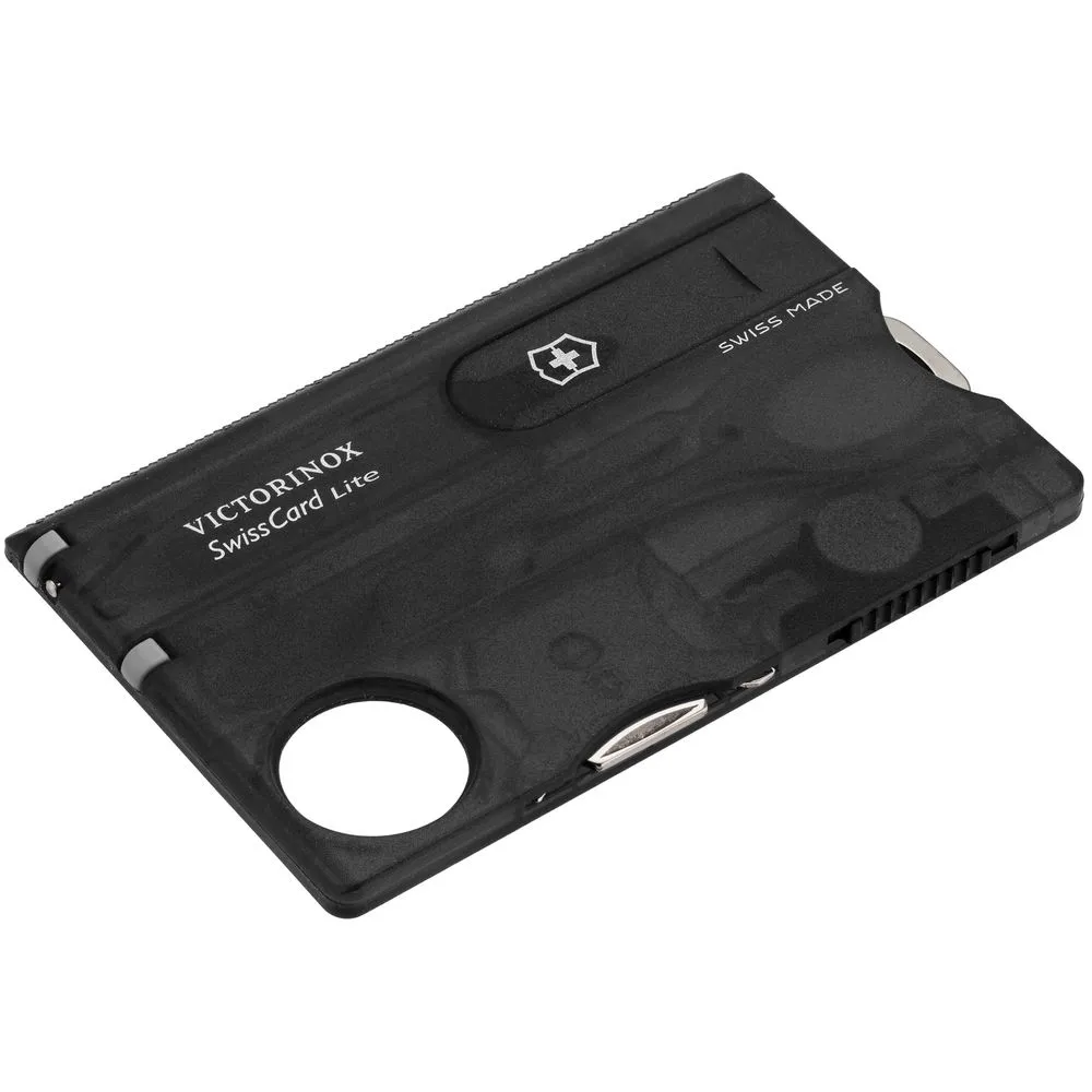Набор инструментов SwissCard Lite, черный заказать онлайн с вашим дизайном на заказ в Москве и области