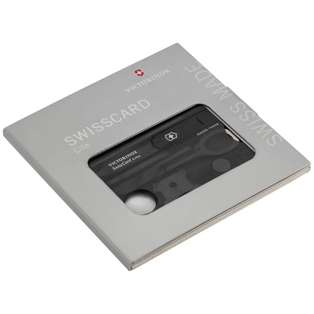 Набор инструментов SwissCard Lite, черный заказать онлайн с вашим дизайном на заказ в Москве и области