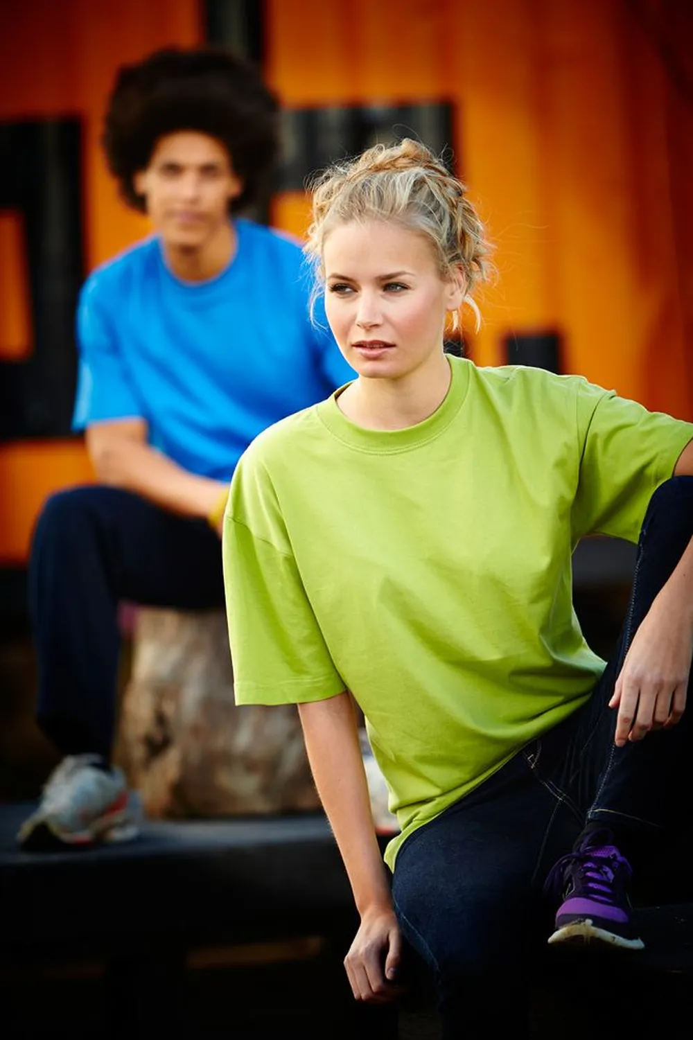 Футболка мужская Heavy желтая, размер 3XL заказать онлайн с вашим дизайном на заказ в Москве и области