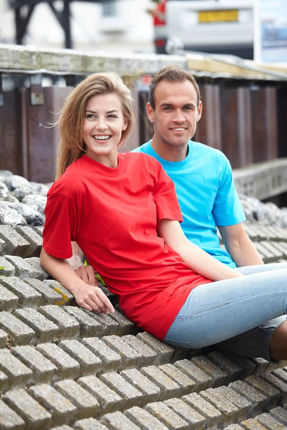 Футболка мужская Heavy голубая, размер S заказать онлайн с вашим дизайном на заказ в Москве и области