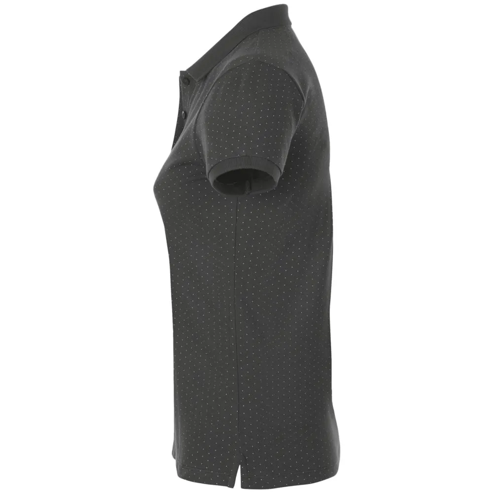 Рубашка поло женская Brandy Women темно-серый с белым, размер XS заказать онлайн с вашим дизайном на заказ в Москве и области