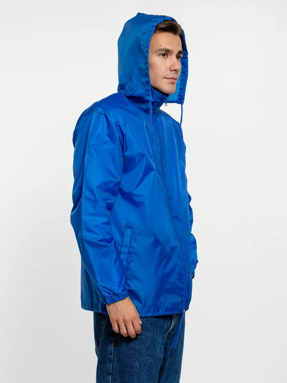 Ветровка унисекс Shift ярко-синяя, размер S заказать онлайн с вашим дизайном на заказ в Москве и области