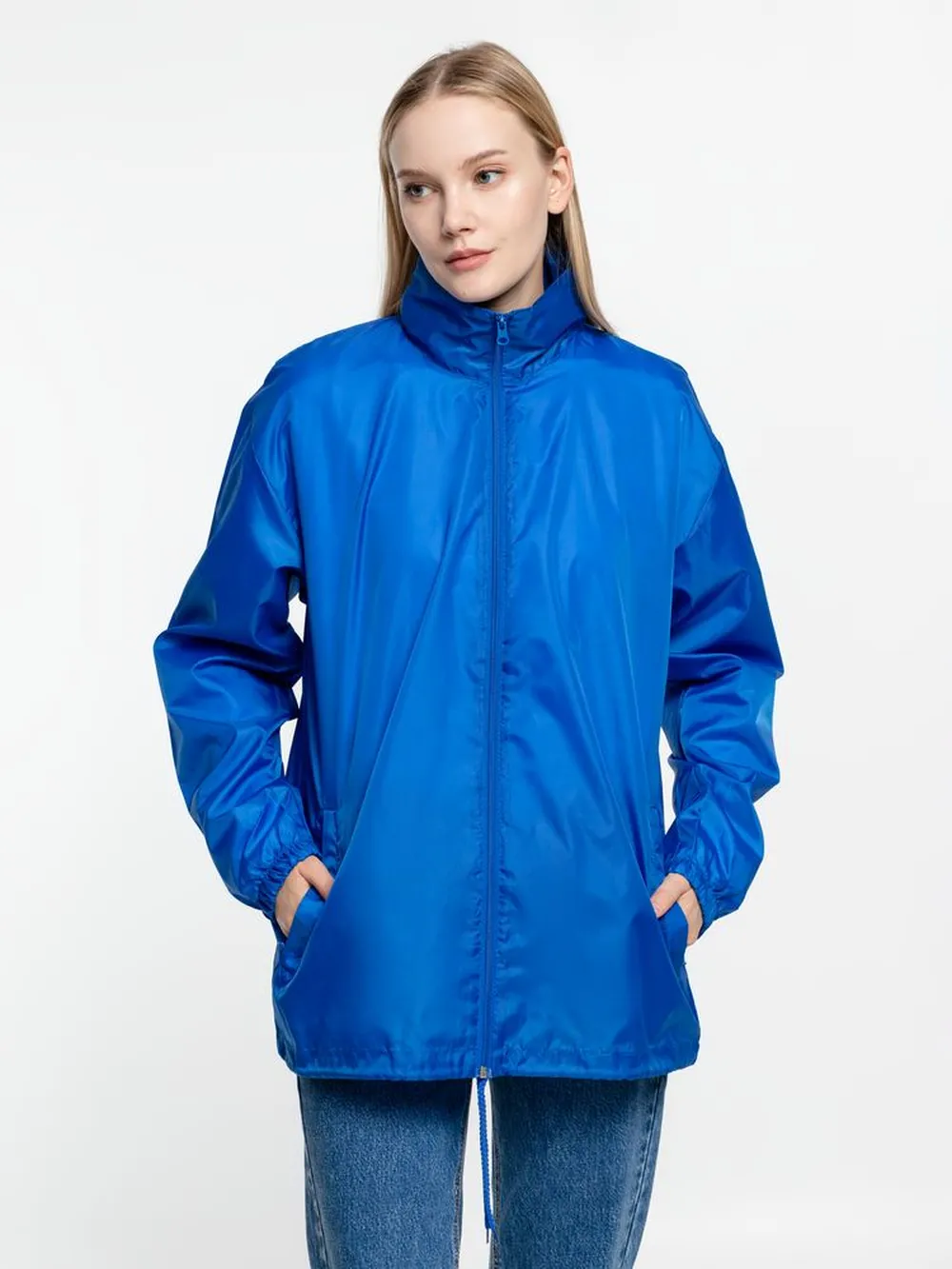 Ветровка унисекс Shift ярко-синяя, размер S заказать онлайн с вашим дизайном на заказ в Москве и области