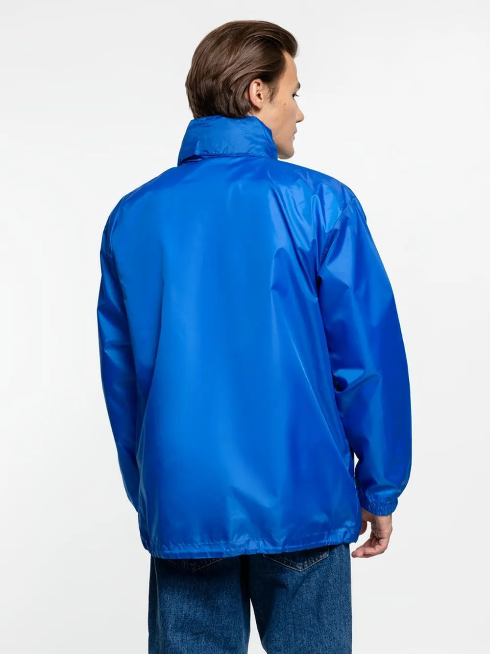 Ветровка унисекс Shift ярко-синяя, размер S заказать онлайн с вашим дизайном на заказ в Москве и области